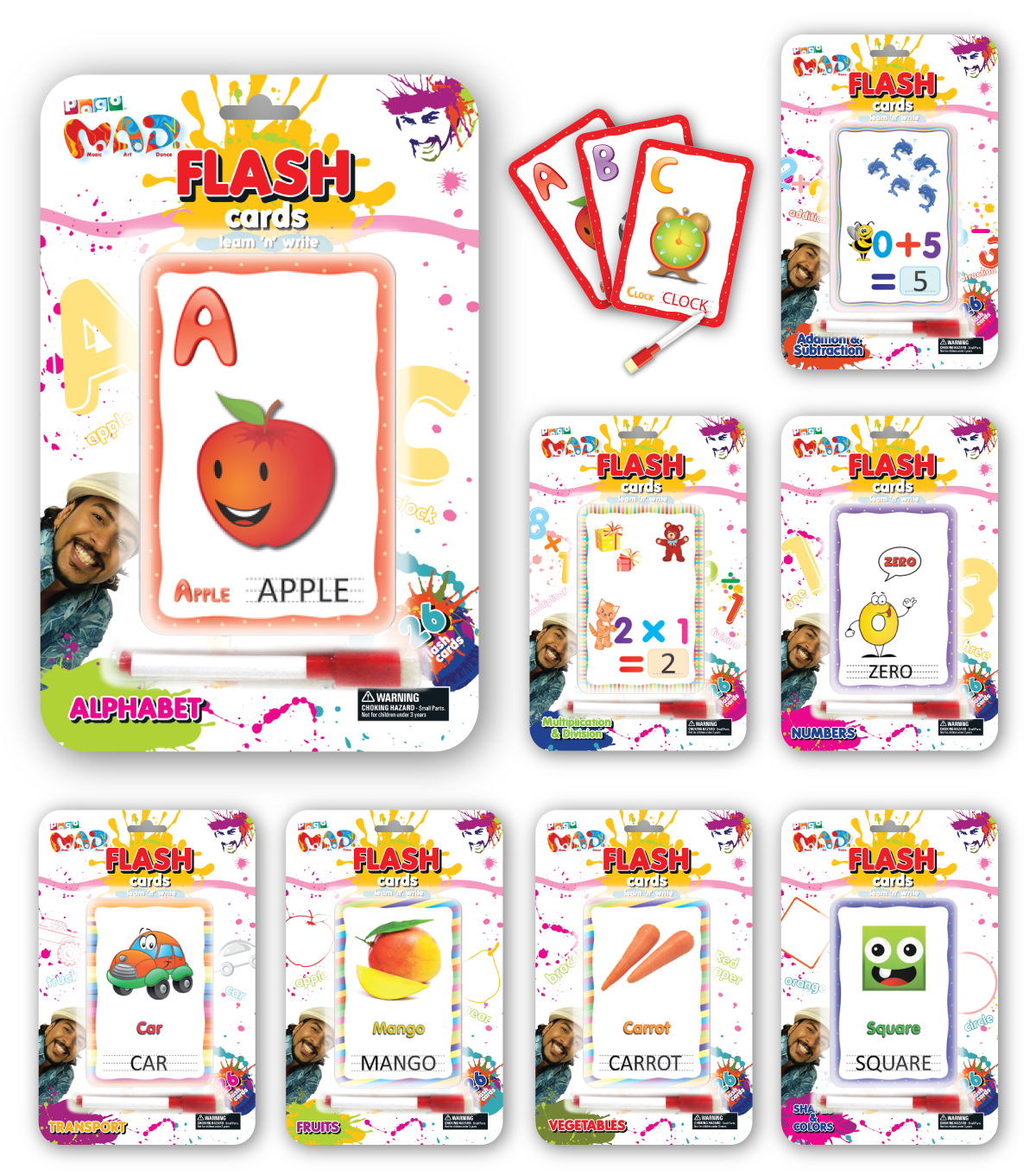 Pogo Mad Flash Cards